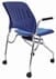 300-Pound Capacity Padded Flip Seat Nesting Chair w/ Armrests