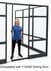 9' x 9' x 7'H Modular Office w/ Sound Absorbing PET Panels & Glass Clear Front Panels - Add On
