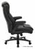 Extra Wide Office Chair w/ 400 lb. Capacity in Black Leather w/25