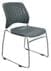 Gray 300 lb. Capacity Premium Ganging Stacking Chair