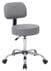 Vinyl Doctor's Stool w/Backrest & 21