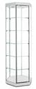 77&quotH Hexagonal Tower Locking Display Case