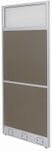 1-1/4" Thick Single Raceway Office Panels - 24&quotW x 67&quotH Glass Window Office Panel - See Other Sizes