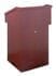 Wood Veneer Floor Lectern with Locking Access Door