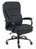 400 Lbs. Capacity Black Polyurethane Big & Tall Executive Chair