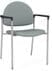 Chat Stackable Reception Seating Series - 300 lb. Capacity Guest Chair in Standard Fabric/Vinyl