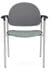 Chat Stackable Guest Chair in Standard Fabric/Vinyl with Poly Backrest