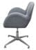 Vintage Gray Fabric Low Back Swivel Guest Chair - FREE with $3000.00 Purchase
