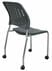 Gray 300 lb. Capacity Mobile Stacking Classroom Chair