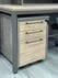 Contrasts Rustic Mobile File Cabinet