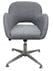 Vintage Gray Fabric Low Back Swivel Guest Chair - FREE with $3000.00 Purchase