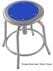 Industrial Metal Stool with Colored Seat, 18