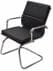 Black Leather Soft Pad  Guest Chair
