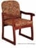 Prairie Reception Seating Series - 400 lb. Solid Oak Sled Base Arm Chair