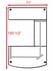 Urban Walnut Bow Front U-Shaped Desk with Hutch, Height Adjustable L-Surface, 3 Drawers & Hutch - 71
