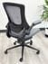 Mesh Office Chair with Vinyl Seat and Flip Up Arms