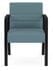 Waterfall 400 lb. Capacity Guest Chair in Upgrade Fabric/Healthcare Vinyl