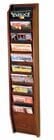 10 Magazine Pocket Wall Rack