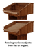 Counselor Power Lift Height Adjustable Solid Wood Lectern
