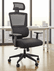 Black Mesh Ergonomic Desk chair w/Shiatsu Massage & Heat Functions