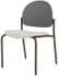 Chat Stackable Armless Guest Chair in Upgrade Fabric/Healthcare Vinyl