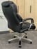 Big and Tall 500 lbs. Capacity Black Leather Deep Cushion Desk Chair