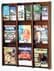 Oak & Acrylic Wall Racks -- 9 Magazine/18 Brochure Pocket Rack