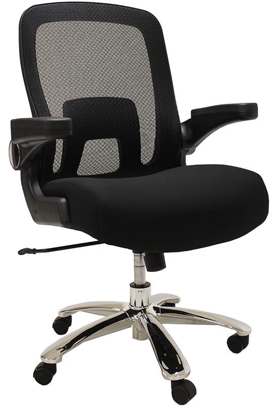 500 Lbs. Capacity Mesh Back Office Chair w/ Flip Up Arms
