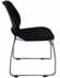 300 lb. Capacity Black Premium Padded Ganging Stack Chair