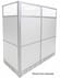 TrendSpaces Washable White Laminate Cubicles w/Glass Series - 67
