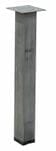 28&quotH Square Metal Table Leg with Acid Wash Finish - Single Leg