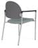 Chat Stackable Guest Chair in Standard Fabric/Vinyl with Poly Backrest