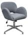 Vintage Gray Fabric Low Back Swivel Guest Chair - FREE with $3000.00 Purchase