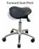 Leather 300 Lbs. Capacity Saddle Seat Stool - 22