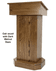 Solid Oak Podium