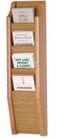 Oak Brochure Rack