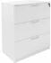 White 3-Drawer Lateral File