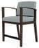400 lb. Cap. Amherst Wood Frame Hip Chair in Upgrade Fabric or Healthcare Vinyl