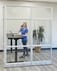 7-Foot High Full Clear Glass Office Panels - 24