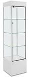 73&quotH Square Pedestal Locking Display Case