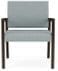 Brooklyn 400 lb. Cap. Oversized Guest Chair in Upgrade Fabric/Healthcare Vinyl