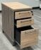 Contrasts Rustic Freestanding Box/Box/File Pedestal