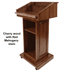 Counselor Cherry Wood Lectern