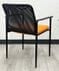 Mesh Stacking Chair in Black Back with Orange Seat - FREE With $1,000.00 Purchase!