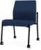 Mystic Armless Guest Chair w/Casters in Upgrade Fabric or Healthcare Vinyl