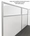 TrendSpaces Washable White Laminate Cubicles w/Glass Series - 67