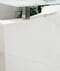 2-Person Modern High Gloss White Curved Reception Desk