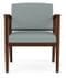 Amherst Wood Frame 400 lb Capacity Guest Chair in Standard Fabric or Vinyl - See More Sizes