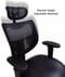 Antimicrobial Vinyl 24/7 400 lb. Cap. Multi-Shift Chair w/Mesh Back & Headrest