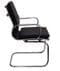 Black Leather Soft Pad  Guest Chair